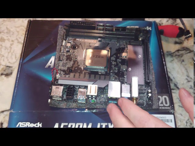 Installing Ryzen 3 3100 into AsRock A520m ITX AC motherboard, AM4 