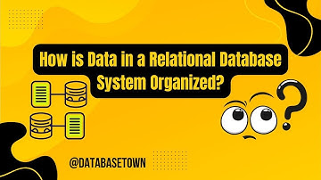 How is Data in a Relational Database System Organized?