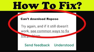 Fix Can't Roposo App on Playstore | Can't Downloads App Problem Solve - Play Store screenshot 5