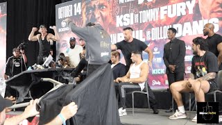 INSANITY! Full KSI vs Tommy Fury press conference as John Fury steals the show