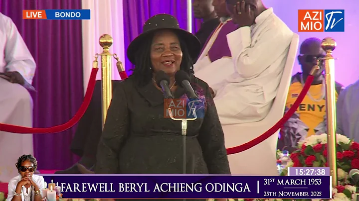 Mama Ida Odinga WOWS mourners with STRONG, EMOTIONAL tribute to sister-in law Beryl Odinga