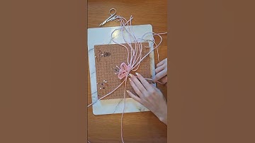 #macrame #keychain #macrametutorial #handmade #macrameprojects