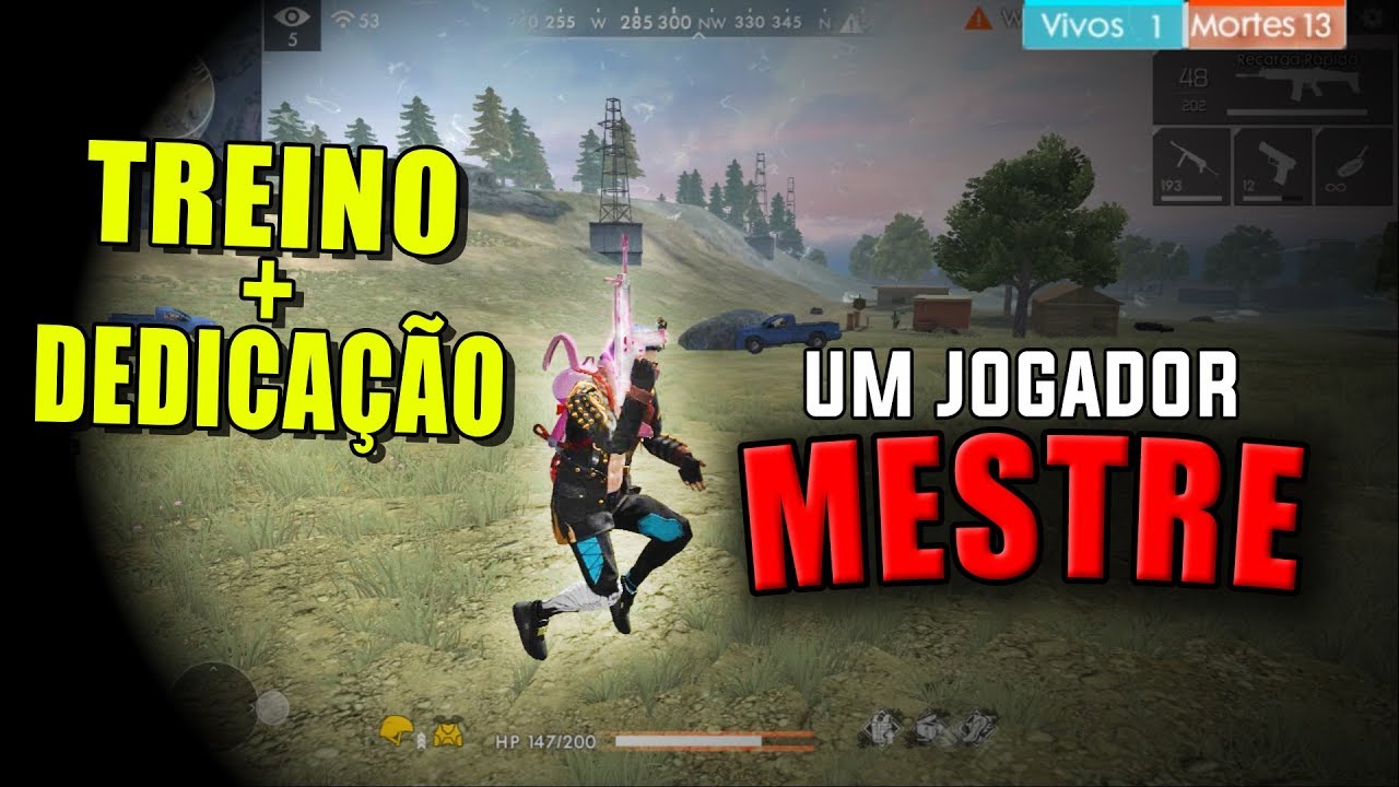 COMO UM JOGADOR MESTRE JOGA SOLO RANQUEADA - FREE FIRE 