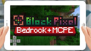 BlockPixel TEXTURE PACK  👉 MCPE, Bedrock & Minecraft PE 🎮📱
