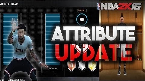 NBA 2K16| Attribute update #1 | All signature styl