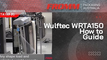 Wulftec WRTA150 Automatic Inline Rotary Arm Wrapping Machine - How to use the machine