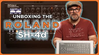 Unboxing the Roland SH-4d! Roland's Rapid Fire Desktop Synth!