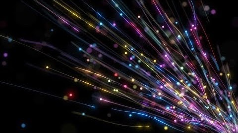 Glowing Particles Trails Background - Free motion background