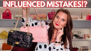 THE 10 LUXURY HANDBAGS I WAS INFLUENCED TO BUY & THE ONE I REGRET!
