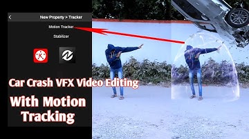 Node Video Motion Tracking || Car Crash Vfx video editing in kinemaster with node video editor