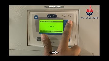How to check alarm history in Carrier 30XW or any chiller using Pro dialogue plus display.