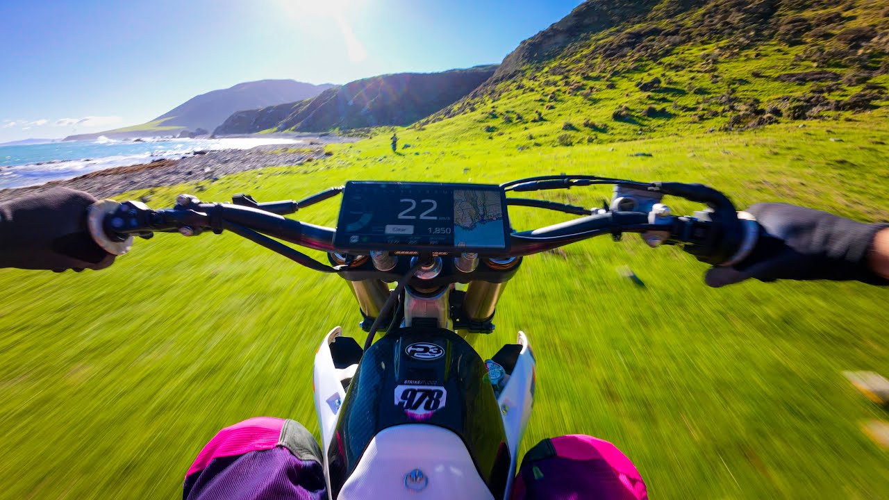YZ450F | RIDING NEW ZEALAND'S MOST INSANE COASTLINE!!! (RAW SOUND) 4K