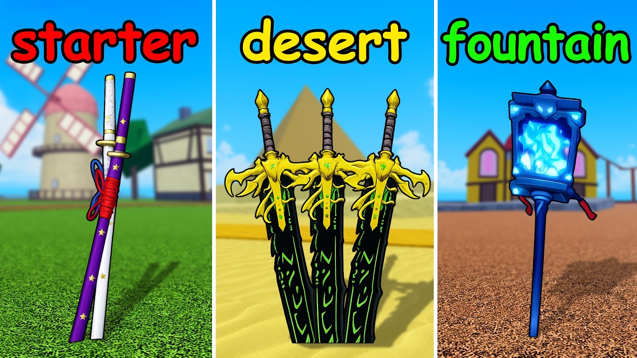 Blox Fruits: от новичка до профессионала, но мой меч меняется на каждом острове.