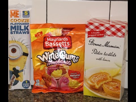 Despicable Me Cookie Flavoured Milk Straws, Wine Gums Mocktails, Bonne Maman Lemon Tartlets