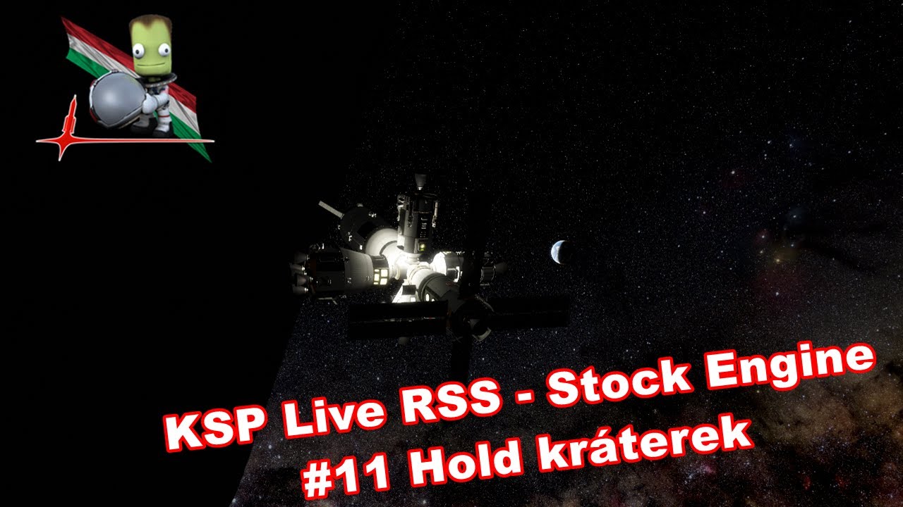 KSP Live RSS - Stock Engine #11 Hold kráterek/2 - YouTube
