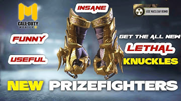 New PRIZEFIGHTERS/ Knuckles in COD Mobile is INSANE