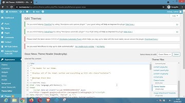 How to insert a code to your the header, body and footer sections of your wordpress blog