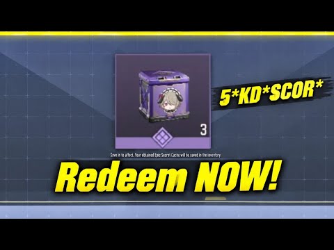 FREE CODE for Secret Cache, redeem fast!!!