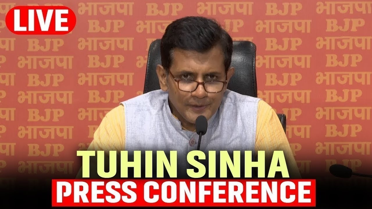 BJP National Spokesperson Tuhin Sinha addresses press conference | JMM | Hemant Soren