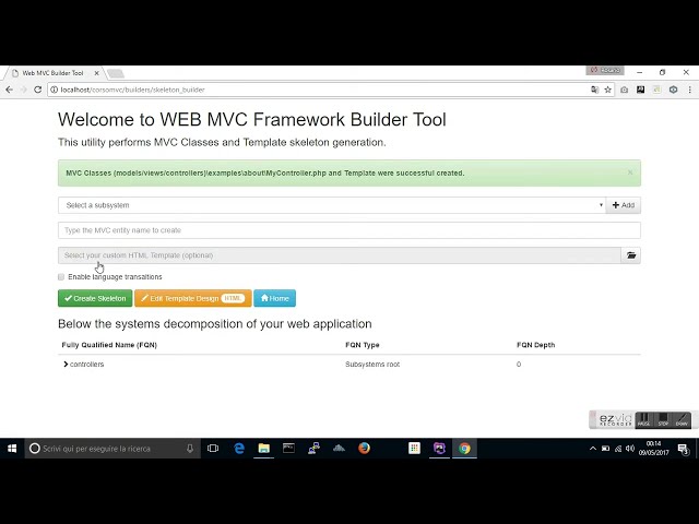 PHP Web MVC Framework