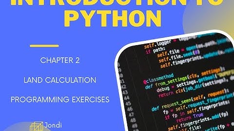 Python Programming Exercises: Land Calculation