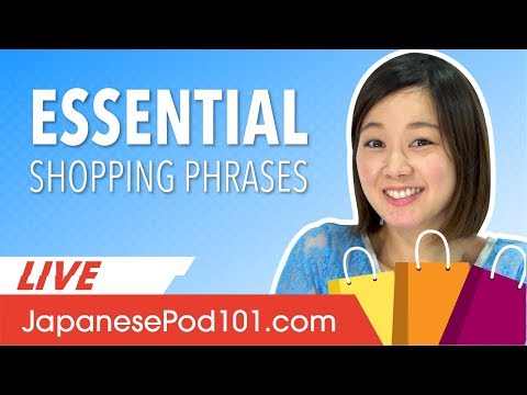 Useful Expressions in Japanese for Shopping - Japanese for Beginners