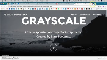 Starting a Bootstrap Theme