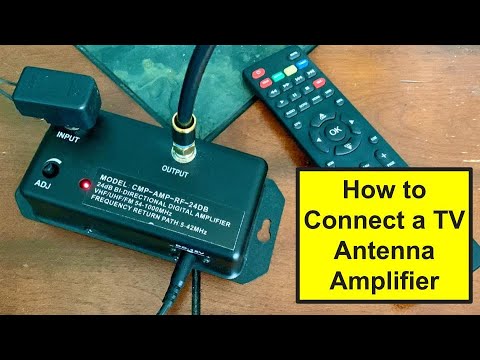 Antenne TV/FM et amplificateur signal