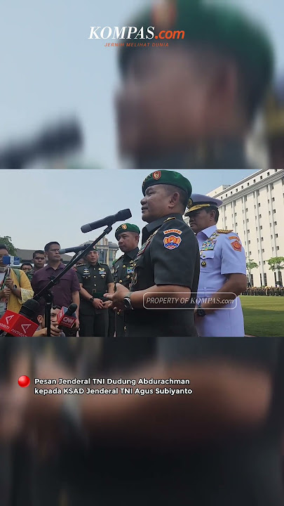 Eks KSAD Dudung Titip Pesan ke Penggantinya, Ini Isinya