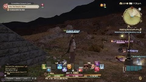 FINAL FANTASY XIV - Archer Gameplay