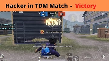 HACKER IN TEAM DEATH MATCH (TDM)😂 ||  aim bot  hack || BGMI mobile || WHO WILL WIN