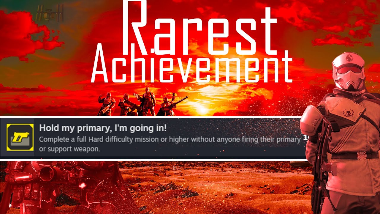 We Got Helldivers 2 Rarest Achievement - YouTube