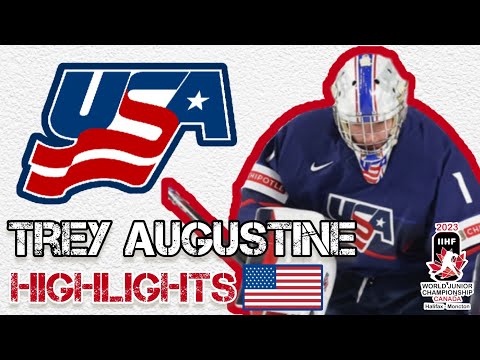 Trey Augustine Highlights | Team USA | IIHF World Juniors 2023