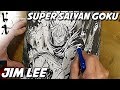 Jim Lee drawing Goku