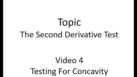 Testing for Concavity: Function Has No Inflection Points