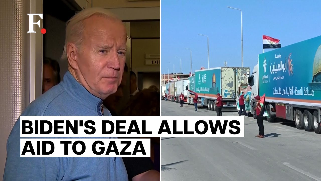 Gaza to Get Humanitarian Aid Soon as Biden Says Egypt Will Open Border ...