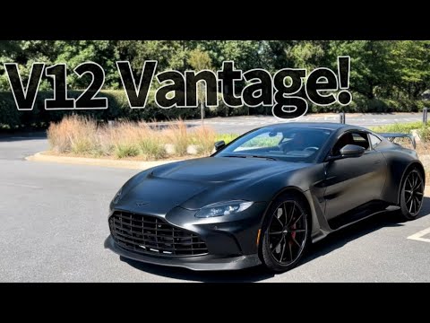 The 2023 Aston Martin V12 Vantage Coupe! The Best Sounding Car Ever? Walk Around And Drive!