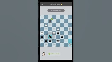 Chess.com daily puzzle solution 26 Nov 2025 #chess #chesscom #dailypuzzle #viral #shorts #chessgame