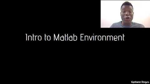 Intro Matlab Environment