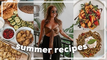 EASY SUMMER MEAL IDEAS! Healthy Recipes from Trader Joe