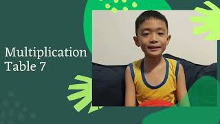 Multiplication Table | Performance task | Grade 3 - Math