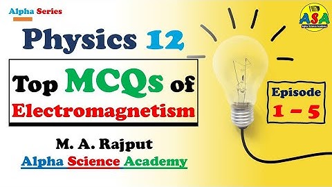 Top 50 MCQs of Electromagnetism