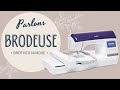 Comment utiliser une brodeuse - Broderie machine Brother NV800E