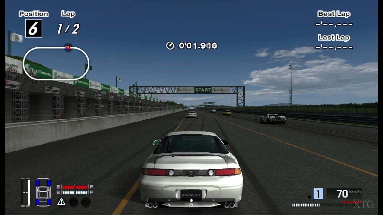 442] Gran Turismo 4 - Mitsubishi 3000Gt Sl (J) '98 Hybrid Ps2 Gameplay Hd - Youtube