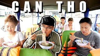 BREAKFAST ON A BOAT - Viet American Family Visits VIETNAM + Something I never ate before!