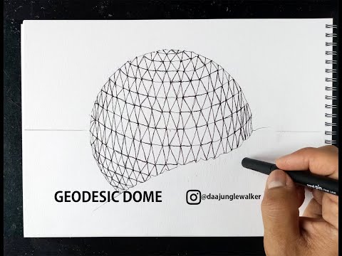 Video: How To Draw A Dome