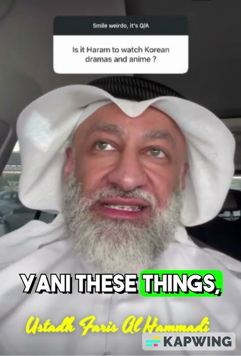 Is anime & KDramas Halal? #religion #islam  #deen #muslim  #islamic #haram  #farishammadi #shorts