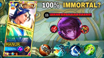 YOU WILL HAVE A NERF IF MOONTON KNOW!! (wtf damage) | ZILONG 1 HIT DELETE🔥 ZILONG BEST BUILD 2023