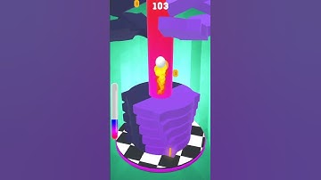 Stack Ball Game Level 5 Completed. Best Android /ios Gameplay HD 2024 #shorts
