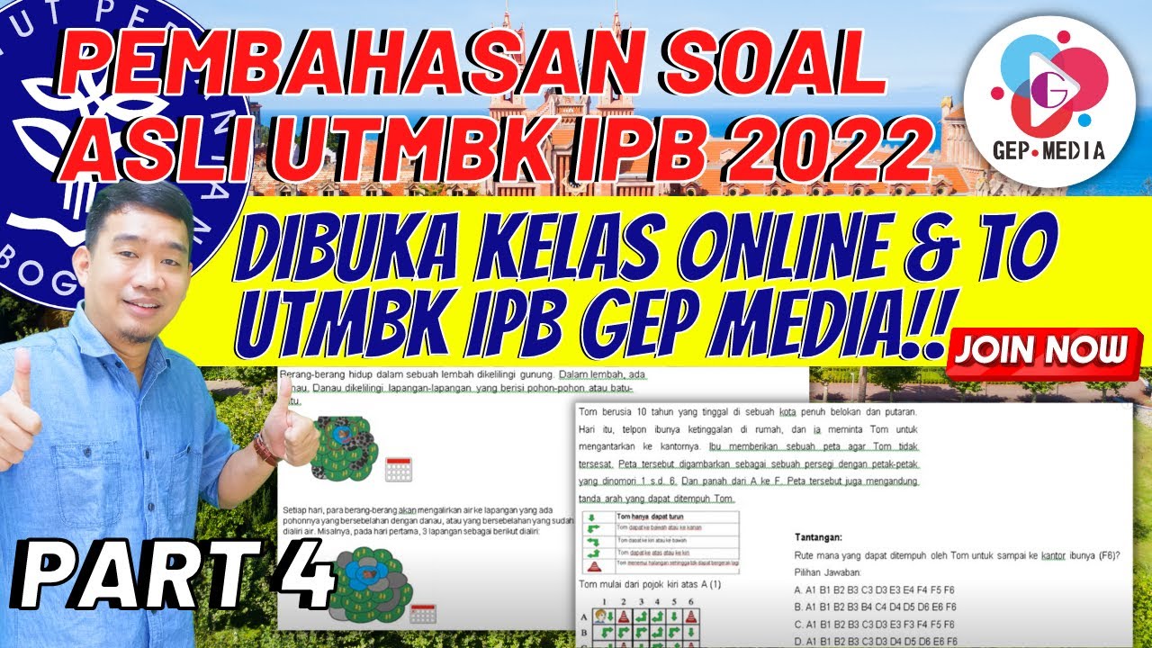 Prediksi Soal UTMBK IPB 2021 Part 4 | Terdapat LATIHAN SOAL